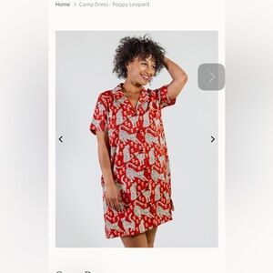 ISO - Not for sale— Mata Traders Camp Dress - Poppy Leopard Size XL